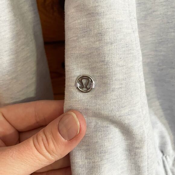 Lululemon After All Pullover In Heathered Cool Breeze Size 4 - Picture 3 of 7